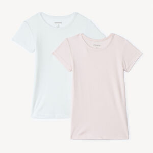 Lote de 2 camisetas de manga corta térmicas para niña 