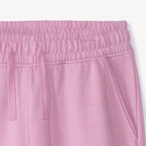 Pantalón jogging de felpa liso para niña 