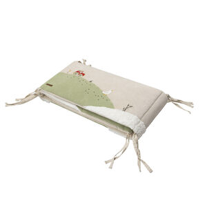 Protector de cuna de 3 paneles en terciopelo La vida en la granja  Main Protector de cuna de 3 paneles en terciopelo La vida en la granja