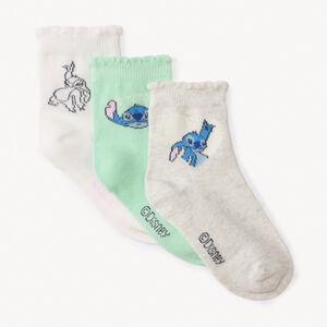 Lot de 3 chaussettes fille Stitch 