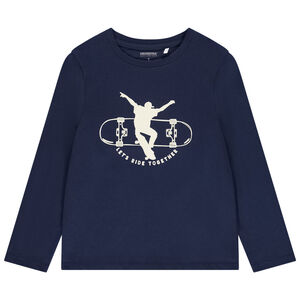 Camiseta de manga larga estampada para niño 