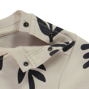 Sudadera de felpa con estampado divertido y mangas largas para bebé niño 