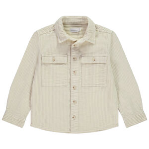 Camisa de terciopelo de canalé para niño 