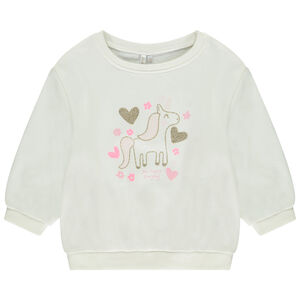 Sudadera oversize estampada para bebé niña  Main Sudadera oversize estampada para bebé niña