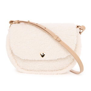 Sac bandoulière en sherpa moutonnée pour fille   Main Sac bandoulière en sherpa moutonnée pour fille