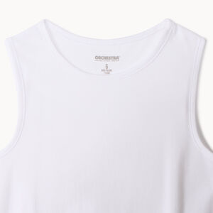 Lote de 3 camisetas interiores sin mangas lisas para niño 