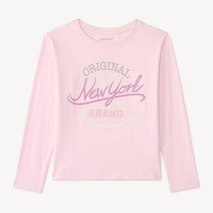 Camiseta de manga larga para niña con estampado 