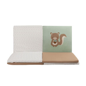 Alfombra de psicomotricidad plegable 180 x 120 cm colección "Roi des Forêts" 