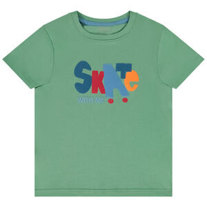 Camiseta manga corta estampado "skate" para niño 