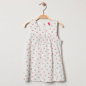 Túnica sin manga estampada , paraguas all-over 