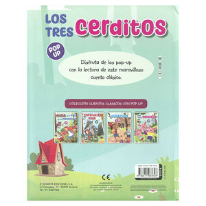 Libro Actividades y 500 pegatinas Los tres cerditos +4años 