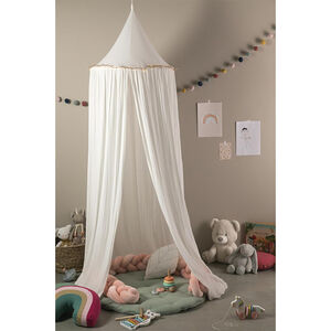 Dosel en gasa de algodón - Écru 