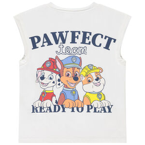 Camiseta sin mangas fantasía con estampado Pat