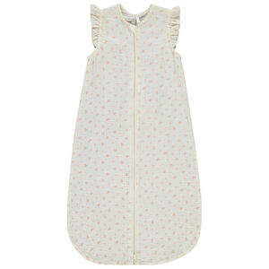 Gigoteuse en doble gasa TOG 0.5 estampado flores para bebé niña 