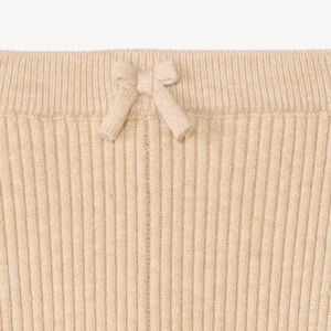 Calzoncillo largo acanalado liso para bebé niña 