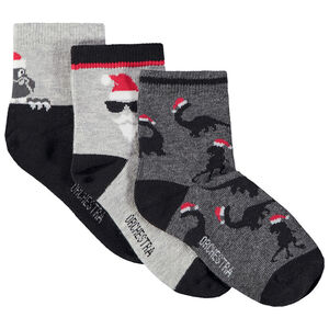 Pack de 3 pares de calcetines de navidad para niño Main Pack de 3 pares de calcetines de navidad para niño