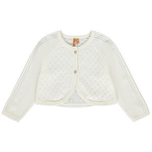 Gilet de manga larga de punto fantasía para niña  Main Gilet de manga larga de punto fantasía para niña