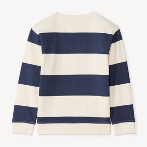 Sudadera de felpa con tiburón bordado niño 
