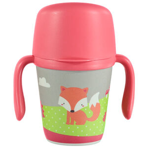 Vaso de aprentizaje con boquilla de bamboo - Zorro Main Vaso de aprentizaje con boquilla de bamboo - Zorro