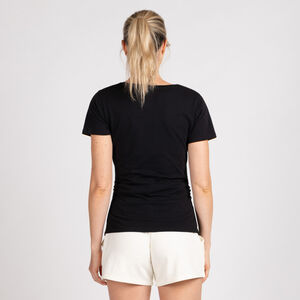 Camiseta de embarazo de manga corta lisa 