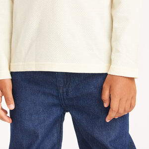Jeans rectos de mezclilla para niño 