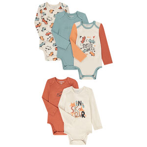 Pack 5 bodies manga larga 