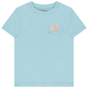 Camiseta de manga corta con estampado de algas para niño 