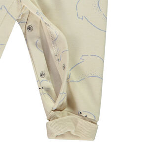 Combinaison larga evolutiva estampada de focas para bebé 