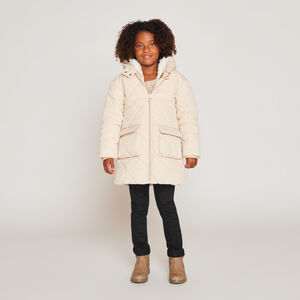 Chaqueta de twill y sherpa de manga larga + chaleco para niña  Main Chaqueta de twill y sherpa de manga larga + chaleco para niña