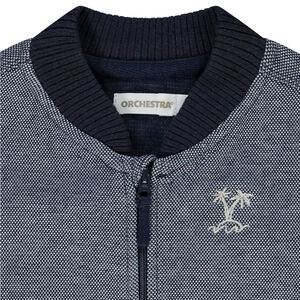 Chaleco cuello teddy de punto piqué para bebé niño 