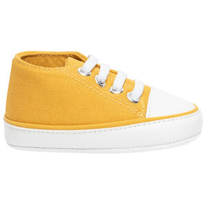Zapatillas altas de lona con cordones para bebé niño 