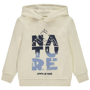 Sudadera con capucha y estampado divertido para niño 