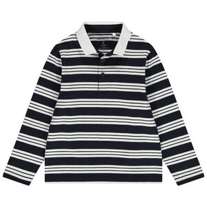 Polo de manga larga a rayas para niño 