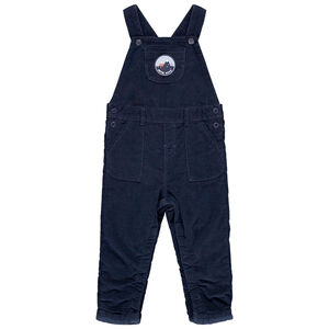 Pelele largo de terciopelo con insignia para bebé niño 