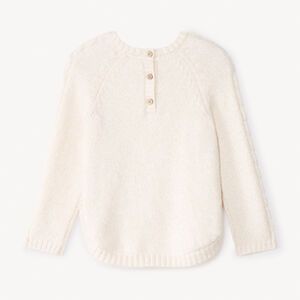 Poncho de punto liso para bebé niña 