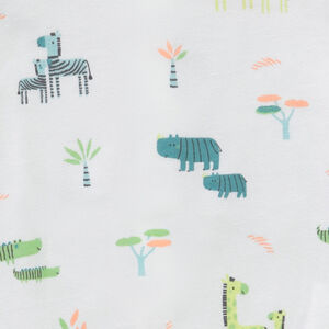 Conjunto 2 piezas peto corto + camiseta estampada para bebé niño 