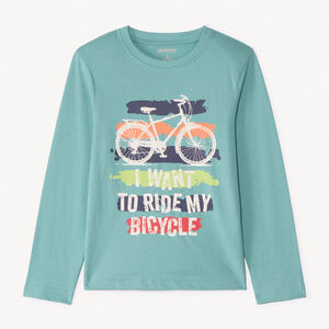 Camiseta de manga larga estampada para niño 