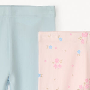Pack de 2 calzoncillos lisos y estampados niña bebé 