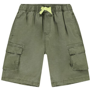 Bermuda estilo cargo con bolsillos para niño 