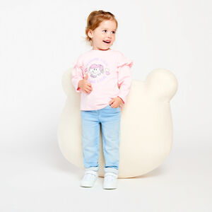 T-shirt manches longues print Madame Câlin pour bébé fille 