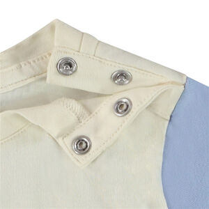 Conjunto 2 piezas efecto color block para bebé niño 