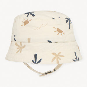 Gorro de tela con estampado tropical para bebé niño 