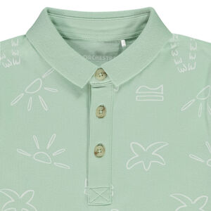 Polo manga corta estampado fantasía para niño 