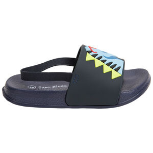 Claquetas de dinosaurio en relieve para niño con tira según la talla 