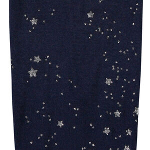 Collant fino fantasía estrella plateada para niña 