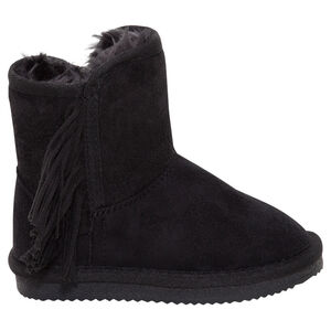 Botines de pelo con flecos de gamuza de la 28 a la 38 