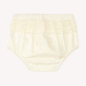 Pantalón corto con volantes para niña bebé 