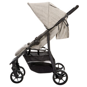 Carrito de bebé trio Triade con silla de coche y capazo gris 