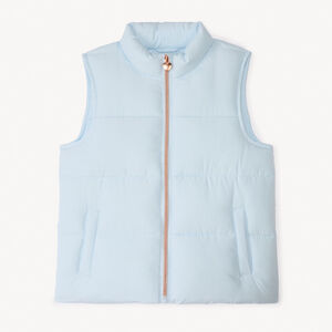 Chaleco de tela mate para niña 