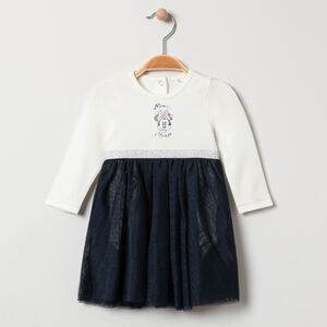 Vestido de manga larga 2 en 1 estampado de Minnie Disney 